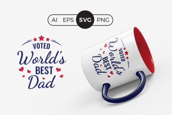 Review: Voted Worlds Best Dad SVG Quote for Embroidery
